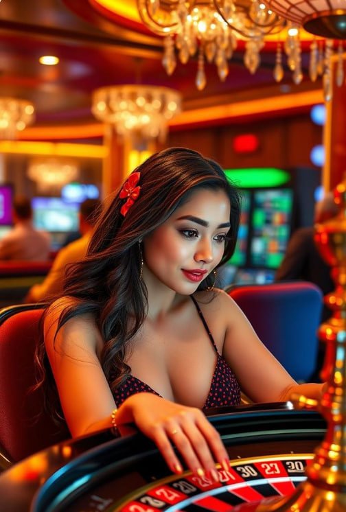 Filipino player watching live dealer roulette stream on mobile browser